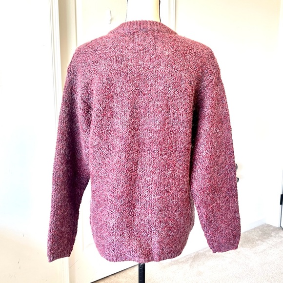 Vintage ALPS Mohair Blend Fuzzy Cardigan Sweater—SZ. Medium - Picture 6 of 12